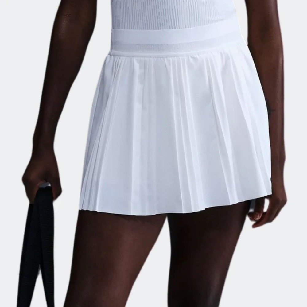 Nike Court Advantage Ace Pleated Tennis Skirt Womens Small White FZ6512-100